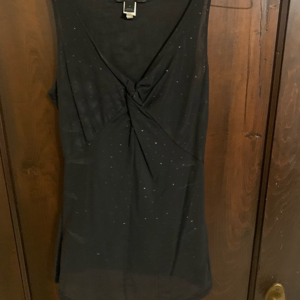 Express sheer tank with sparkles